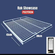 rak showcase polytron / ambalan showcase polytron