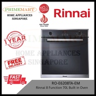 Rinnai 8 Function 70L Built In Oven RO-E6208TA-EM * 1 YEAR WARRANTY