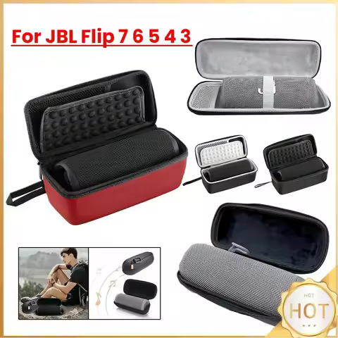 Hard Carrying Case for JBL Flip 7 6 5 4 3 Speaker Hard Travel Case Waterproof Hard Travelling Case S