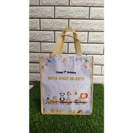 Mica Birthday souvenir bag / Goodie bag Mica UK. 20x15x20