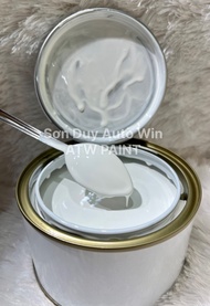 Màu Trắng Sứ D14 cơ bản 1K - Sơn ô tô xe máy lon 1kg