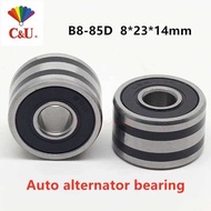 20Pcs C&U High Speed Auto Motor Bearing Saec608×3-2Rs 8*23*14Mm B8-85D Abec-5 Automotive Alternator