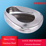 FFEEKK Care-Bed Pan Stainless หม้อนอน / กระโถน / หม้อนอนสแตนเลส / กระโถนสแตนเลส หม้อนอนผู้ใหญ่สแตนเล