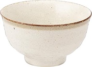 Mino Ware K72038 White Karatsu Rice Bowl