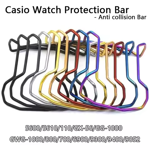 Stainless Steel Bumper for Casio DW5610/5600 DW6900 GA2100 GWG1000/700 GX56 GA700 GW9300 Watch Strap