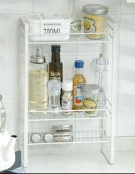 廚房慳位調料置物架/ 桌面收納調味品架子/ 多功能窄架(T3496).