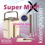 Super Mop X Bolde - Flat SYSTEM WRING AND RINSE Mop