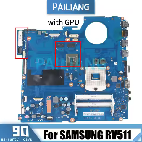 For Samsung RC510 Laptop Motherboard BA41-01433A HM55 N12M-GE-S-B1 1G BA92-07596A BA92-07599A Notebo