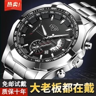 ∏✢DHP counter automatic movement watch waterproof stainless steel hollow men s watch multi-function