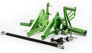 Motorcycle Footrests Pedal For CB400SF CB400 For VTEC For SPEC 1 2 3 1992-1997 1993 1994 1995 1996 Motorcycle Rearset Footrest Footpeg Rear Set Footrest Foot Pegs (Color : Green)