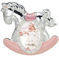 Japan LADONNA Baby Pink Horse/White Horse Photo Frame, Home Decoration/Photo Frame/Baby/Life Small T