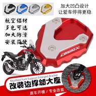 For HONDA CB500X CB 500X 2019-2023 Motorcycle Kickstand Foot Side Stand Extension Pad Support Plate 