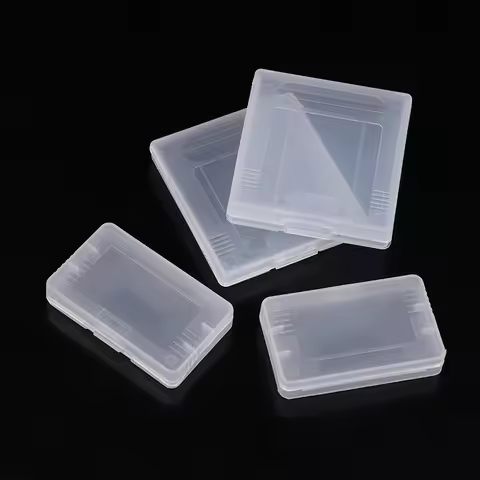 NEW 5Pcs Transparent Game Cartridge Case For Gameboy Advance GBA GBC Plastic Dustproof Box Cover For