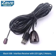 Universal IR Repeater IR Extension Cable IR Receiver and IR Emission Extender for Set-Top Box