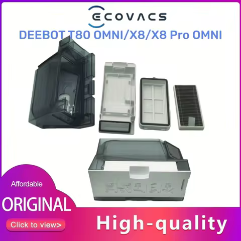 Original Ecovacs DEEBOT T80 OMNI Dust Box Accessories For DEEBOT X8 / X8 PRO OMNI Robotic Vacuum Cle