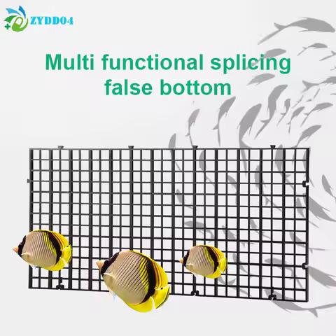 ●30x15cm 30x30cm Grid Divider Plate Detachable Spliceable Fish Tank Isolation Plate Upper Cover Net 