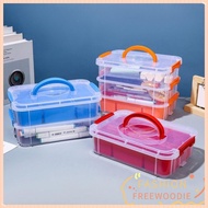 FREEWOODIE Multi-functional Storage Box, Trumpet-Shaped Multi-Layer Organizer , Portable  Stack Carr