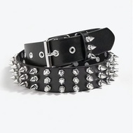 Inspring  Creative Eye Rivet Belt Goth Style Pin Bule Man/woman Fashion Casual Punk Style Pu Leather