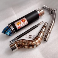 Exzos redleo racing exhaust RL 1set for lagend smash115 wave125/100/110 kriss125/100/110 ex5