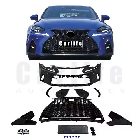 Car bumpers parts Lexus IS IS250 IS300 ISF 2013 2014 2015 2016 year facelift to 2021 4IS model with 