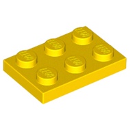 Lego 3021 part Plate 2 x 3 yellow