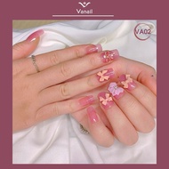 Fake nail box Design Van An VA02 Set Of 24 Nails With Beautiful Long And Pointed Short Stone nail Accessories