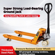 Manual hydraulic forklift Pallet handling fork Manual Push-Lift Forklift with weighing scale