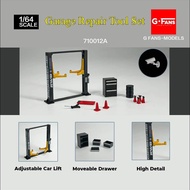 G-Fans Models 1/64 Diorama Diecast Garage Repair Tool RWB Set A