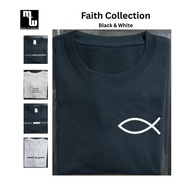 Christian Tshirt | Minimalist Bible Verse Shirt | Faith Collection