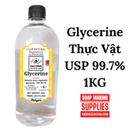 GLYCERINE THỰC VẬT TINH KHIẾT USP (995% - 9999%) MALAYSIA ĐẠT TIÊU CHUẨN DƯỢC PHẨM THỰC PHẨM 1KG - M