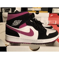 New Release BQ6472-005 Air Jordan 1 Mid Black Pink-White 2020