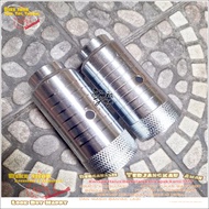 STEP JALU PEGS SEPEDA BMX BESI CHROME UKURAN DRAT 13mm MUR 19 SPAREPART SEPEDA TERMURAH