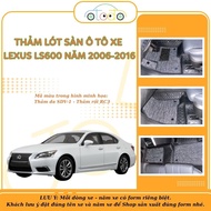 6d floor mat set for 5-seat LEXUS LS600 2006-2016 is easy to clean