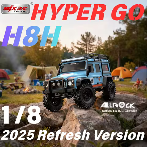 New 1/8 MJX H8H Off Road Rc Car Brushless Climbing Vehicle 8CH Simulation With Light Differential Lo