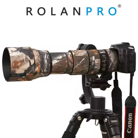 ROLANPRO Lens Camouflage Coat Rain Cover for SIGMA 150-600mm F5-6.3 DG OS HSM Contemporary (AF Versi