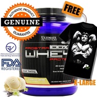 Ultimate Nutrition เวย์โปรตีน ProStar Whey Protein 5.28lbs - Vanilla + FREE T-shirt Zane XL