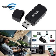 RB3.5mm AUX USB Bluetooth Audio Stereo Music Receiver Adapter for PC Car Speaker