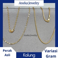 Gold Necklace Variation, 925 Silver