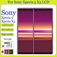 Original For Sony Xperia 5 X5 J8210 J8270 J9210 SOV41 SO-01M LCD Display Touch Screen Digitizer Repl