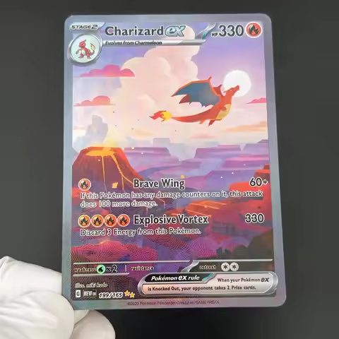 9PCS/Proxy TCG Pokemon EX Card English Full Art Holo Series Charizard Venusaur Blastoise Magikarp Me