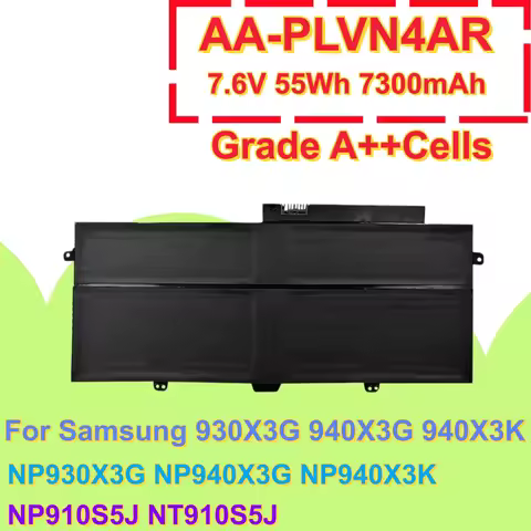 High Quality AA-PLVN4AR Laptop Battery For Samsung ATIV Book 9 Plus NP940X3G NP910S5J NP930X3G BA43-
