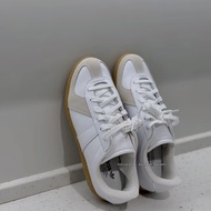 Kazima||Adidas Adidas BW Army White Grey German Training Shoes Leather Magela Flat BZ0579