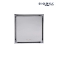 Englefield แองเกิลฟิลด์ ตะแกรงกันกลิ่นทองเหลืองแบบเหลี่ยม BRASS FLOOR DRAIN FOR TILE - SQUARE 4"  K-