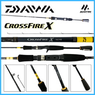 NEW DAIWA Crossfire - X  Baitcasting BC / Spinning Fishing Rod Joran Pancing