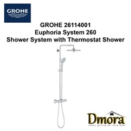 GROHE 26114001 Euphoria System 260 Shower System with Thermostat Shower
