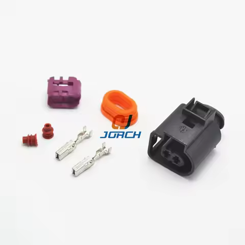 5 Set 3.5 Mm Plug 2 Pin VW Fuel Injector Connector Auto Wire Connectors 4D0971992