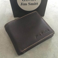 Jim Smitt กระเป๋าสตางค์ กระเป๋าสตางค์ผู้ชาย หนังชามัวร์ หนังวัวแท้ 100 % กระเป๋าตัง กระเป๋าเงิน  ทรงสั้น