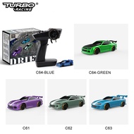 Turbo Racing 1:76 RC Car C61 C62 C63 C64 Drift with Gyroscope C71 C72 C73 C74 C75 Flat Running Toys 