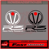 Sticker Logo R3  1 PCS
