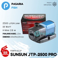 NEW SUNSUN PRO JTP2500/JTP 2500 Pompa/Pumpa Celup Kolam Ikan Rendah Daya